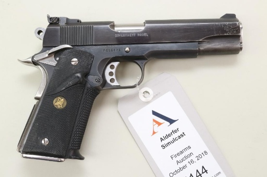 Colt MK IV/Series 80 Gov't Model semi-automatic pistol.