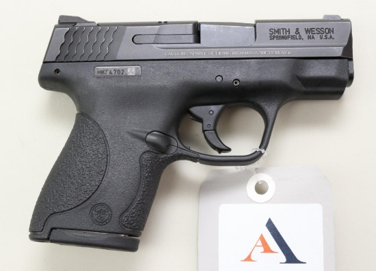 Smith & Wesson M&P 9 Shield semi-automatic pistol.
