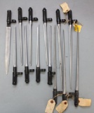 Lot of 13 SKS bayonets.