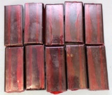 Lot of 10 - 15 round M1 Carbine magazines.