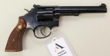 Smith & Wesson K-22 Masterpiece Model 17-3 double action revolver.