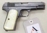 Colt 1903 Hammerless semi-automatic pistol.