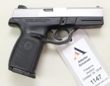 Smith & Wesson SW9VE semi-automatic pistol.