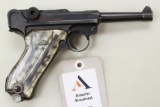 German byf P08 Luger semi-automatic pistol.