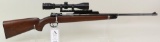 Mauser 98 sporterized bolt action rifle.