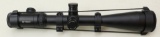 Vortex Viper PST 6-24x50 FFP rifle scope with clear optics and sun shade.