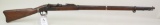 Springfield trapdoor rifle.