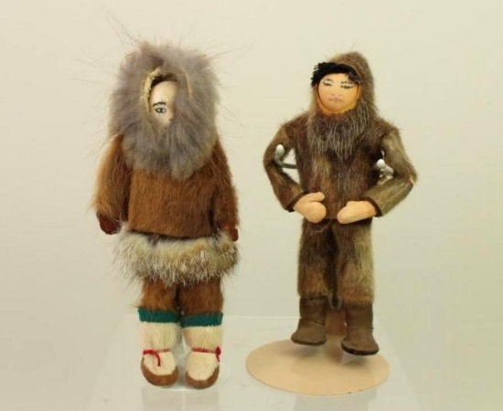 Pair of Inuit Dolls