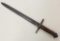 Italian Carcano M1891 Carbine Bayonet