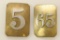 Pair of Cross Belt Plates-5th and 65th Regiment