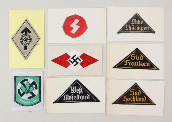 German WWII Hitler Youth Cloth Insignia