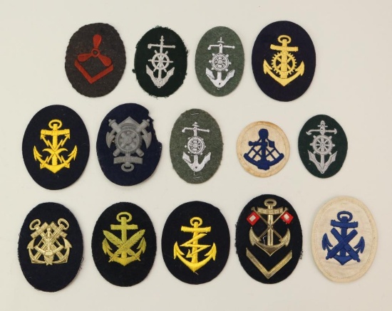 German WWII Navy Rate Badges