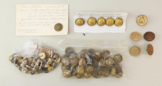 United States Military Buttons and Discs