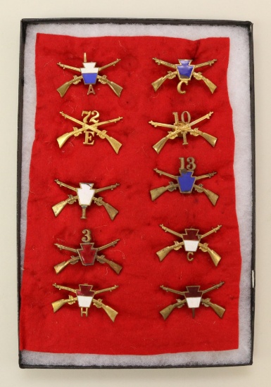 US and Pennsylvania Hat Insignia