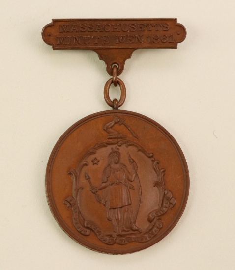 Civil War Massachusetts Minuteman Medal