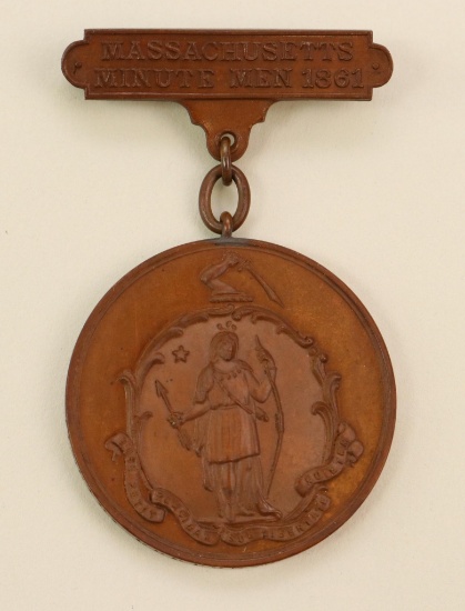 Civil War Massachusetts Minuteman Medal