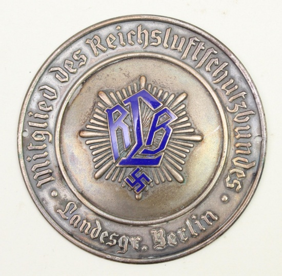 German WWII RLB Plaque
