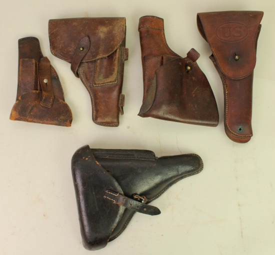 Grouping of WWII Holsters