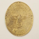 German WWII Border Guard Arm Shield