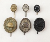 German WWI & WWII Wound Badge Stick Pins