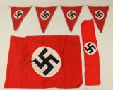 German WWII Flags and Armband