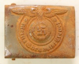 German WWII SS EM Belt Buckle