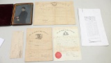 Civil War Tintype and Discharge