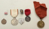 Grouping of Military Medals and Pins