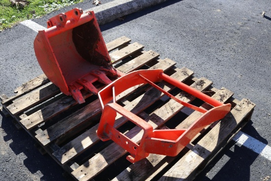 Kubota bucket and front end bumper