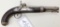 R. Johnson US 1843 percussion/conversion pistol.