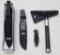 SOG-hatchet, folding knife, 3 knife set in nylon sheath and a 6 1/2