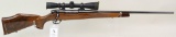 Weatherby Mark V bolt action rifle.