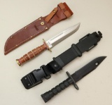 2 military knives.
