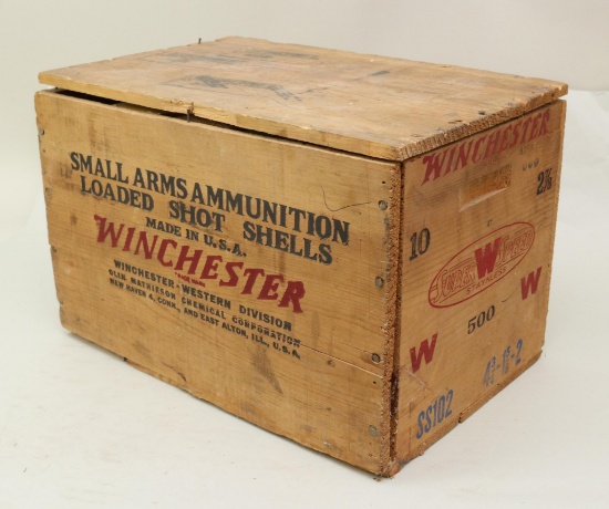 Lot of 19 boxes vintage Winchester Super-Speed Full 10 ga #2 shot.