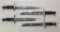 Group of US Chromed Drill Bayonets