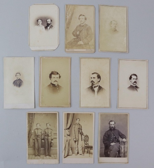 Grouping of Civil War Period CDV's