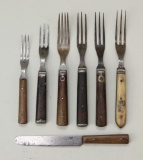 Group of 19th Century Forks