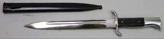 German WWII Police Dress Bayonet-Sawback Blade