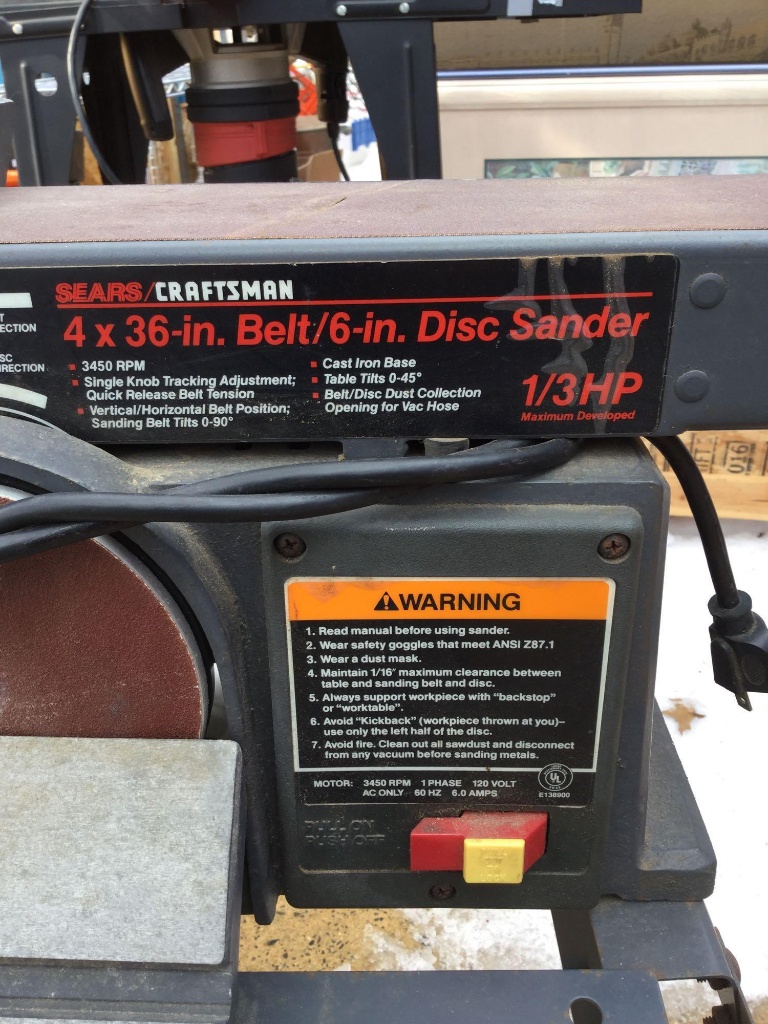 Craftsman Belt/Disc Sander and Skil 