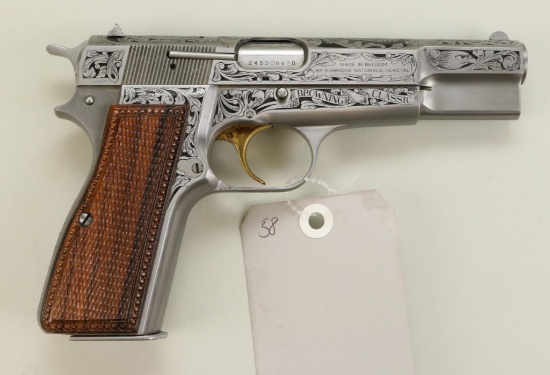 Browning Hi-Power Classic One of Five Thousand semi-automatic pistol.
