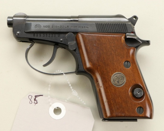 Beretta Model 21A semi-automatic pistol.