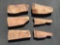 Lot of 6 highly figured walnut butt stock blanks.