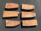 Lot of 6 walnut stock blanks.