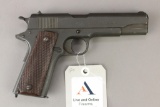 Colt 1911 US Army semi-automatic pistol.