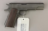 Remington Rand 1911A1 semi-automatic pistol.