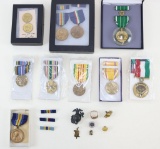 Group of US Military Medals and Insignia