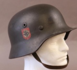 German WWII M40 Police Helmet