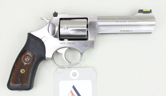 Ruger SP101 double action revolver.