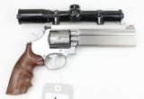 Smith & Wesson 686 double action revolver.