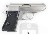 Walther PPK semi-automatic pistol.